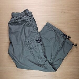 Old Navy Trek‎ Cargo Pants Men's Medium 30x29 Belted Gray Casual Active Outdoors